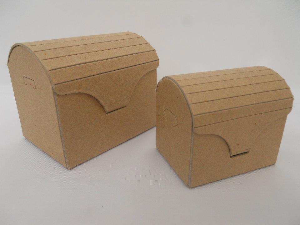 Caja Carton Cofre Grande 9.5x7x8.5