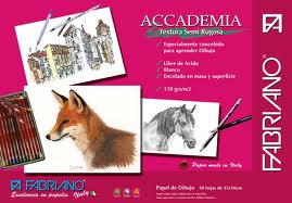 Block Academia Fabriano 120Grs. 32.5X50 Semi Rugoso 20 Hojas | Fabriano
