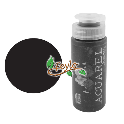 Acrilico Decorativo X 60Cc Acuarel Negro