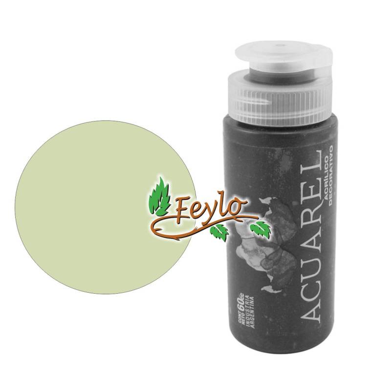 Acrilico Decorativo X 60Cc Acuarel Verde Uva