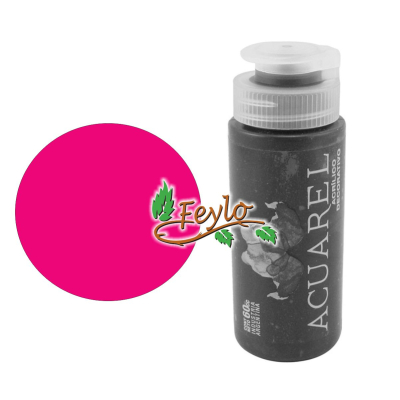 Acrilico Decorativo X 60Cc Acuarel Rosa Chicle