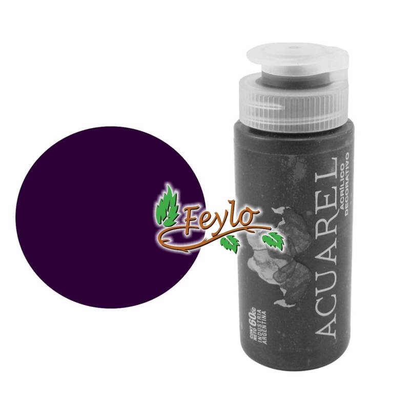 Acrilico Decorativo X 60Cc Acuarel Violeta