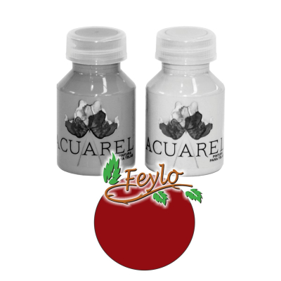 Pintura Para Tela X 60Cc  Acuarel Rubi