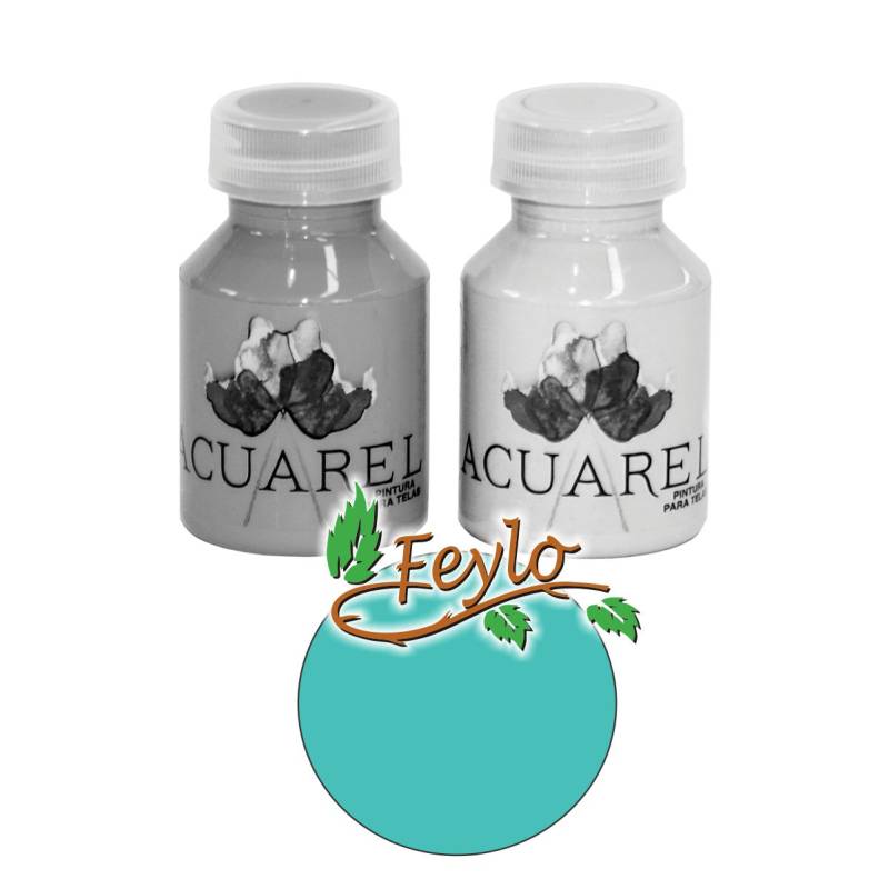 Pintura Para Tela X 60Cc  Acuarel Esmeralda