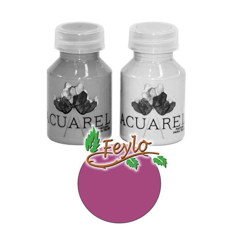 Pintura Para Tela X 60Cc  Acuarel Fucsia Acuarel