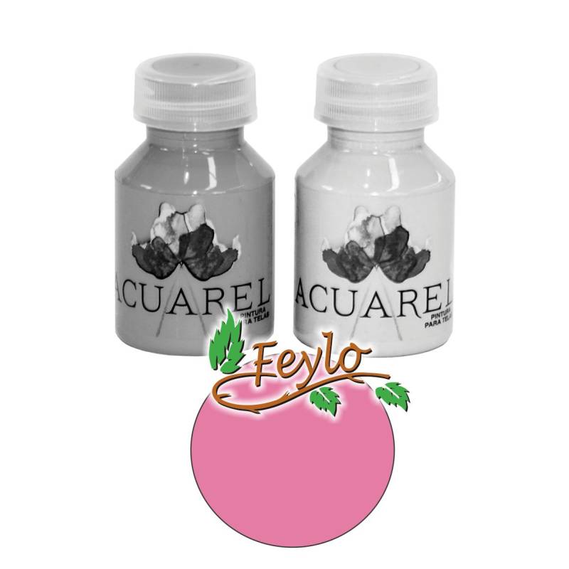 Pintura Para Tela X 60Cc  Acuarel Rosa