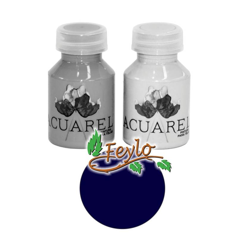 Pintura Para Tela X 60Cc  Acuarel Azul Profundo