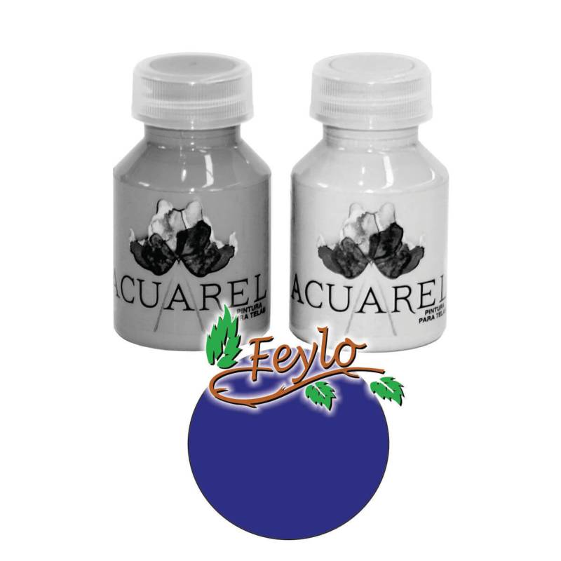 Pintura Para Tela X 60Cc  Acuarel Azul Traful