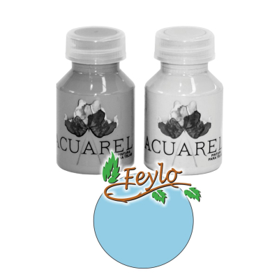 Pintura Para Tela X 60Cc  Acuarel Mar Del Caribe 