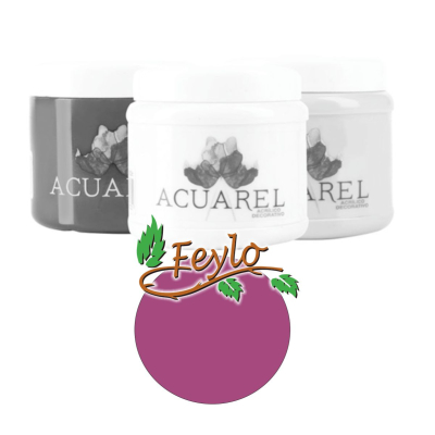 Base Acrilica  X 200Cc  Acuarel Fucsia Acuarel