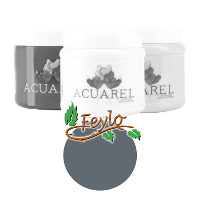 Base Acrilica  X 200Cc  Acuarel Gris