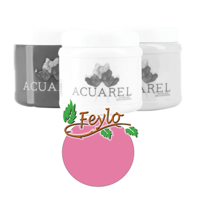 Base Acrilica  X 200Cc  Acuarel Rosa