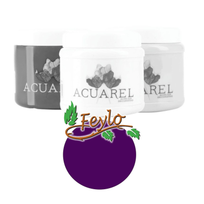 Base Acrilica  X 200Cc  Acuarel Violeta