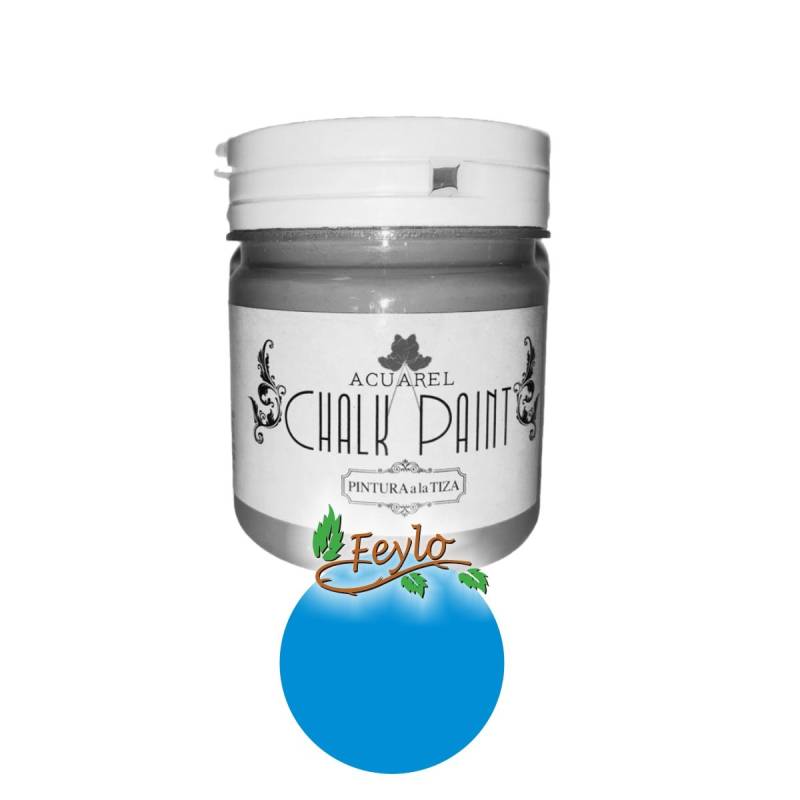 Pintura A La Tiza Acuarel X 200 Cc Celeste
