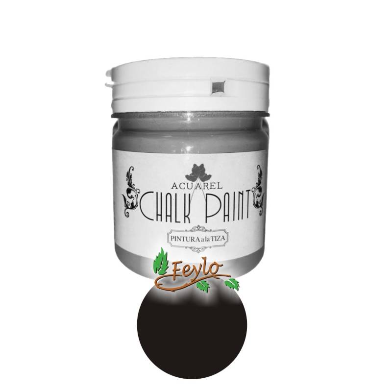 Pintura A La Tiza Acuarel X 200 Cc Negro