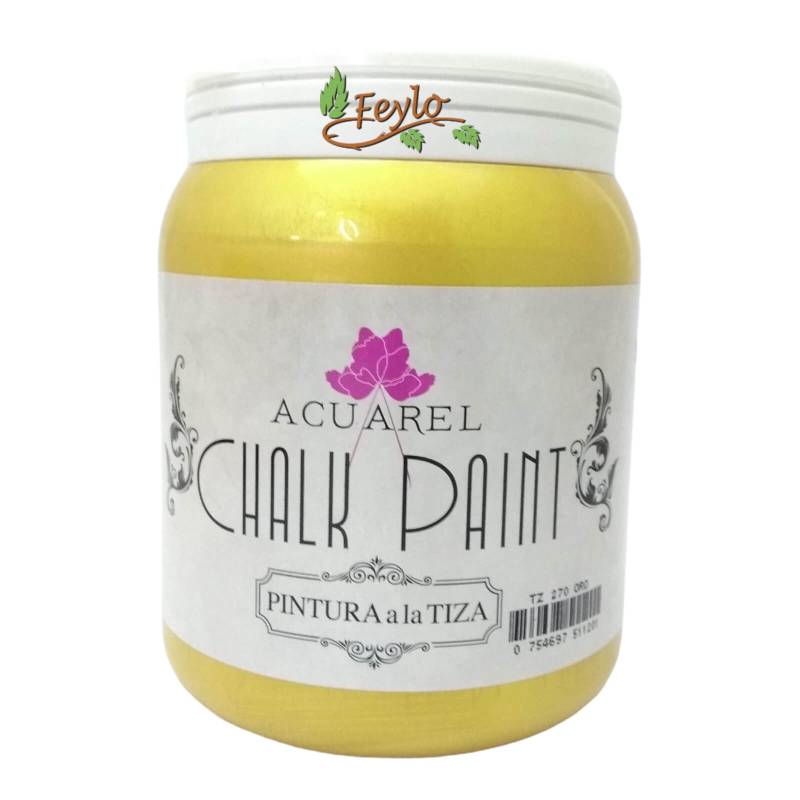 Pintura A La Tiza Acuarel Oro X 1000 Cc