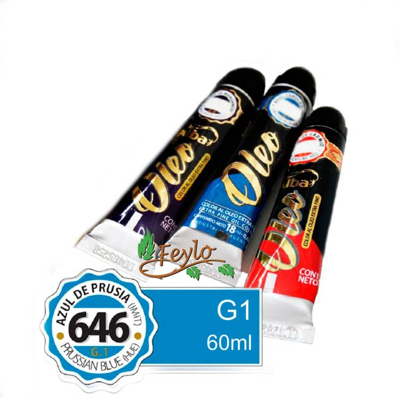 Oleo Alba G1 X 60 Ml Azul De Prusia (Imit)