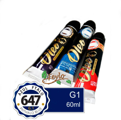 Oleo Alba G1 X 60 Ml Azul Ftalo