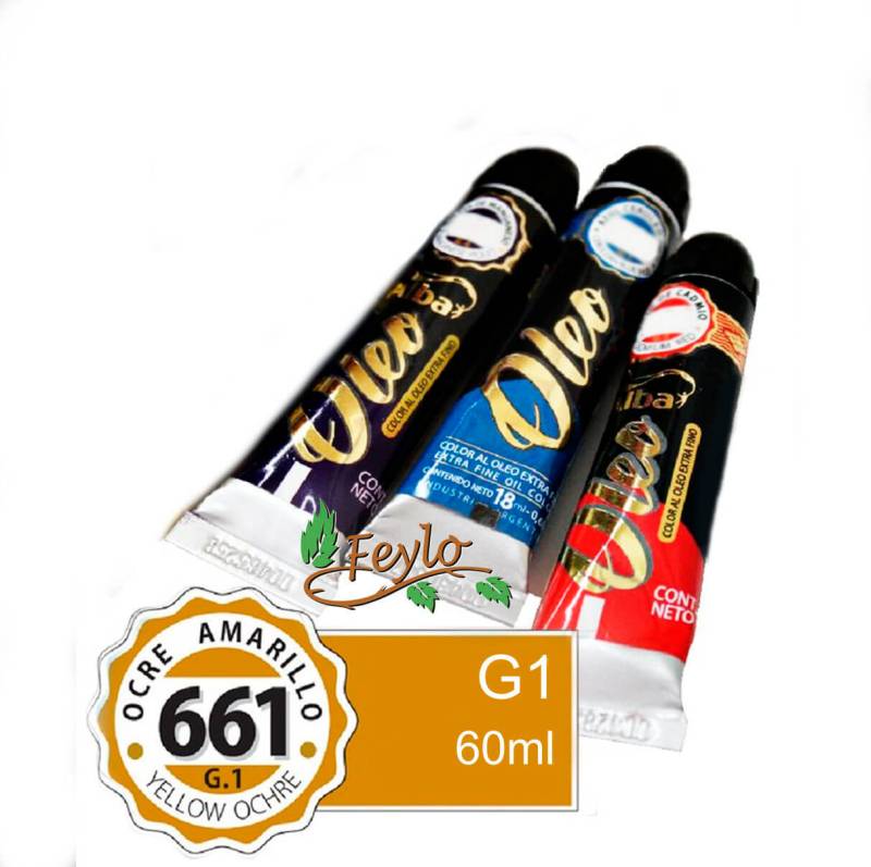 Oleo Alba G1 X 60 Ml Ocre Amarillo