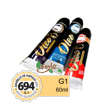 Oleo Alba G1 X 60 Ml Amarillo De Napoles