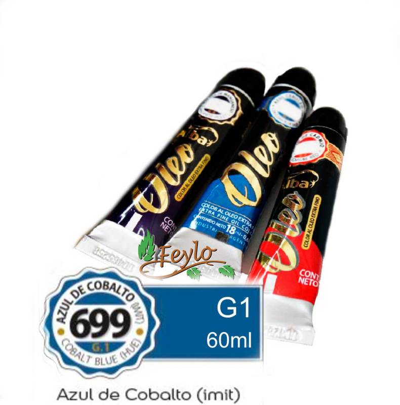 Oleo Alba G1 X 60 Ml Azul De Cobalto (Imit)