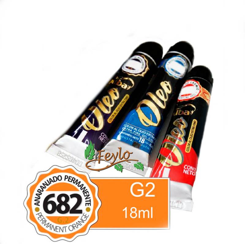 Oleo Alba G2 X 18 Ml Anaranjado Permanente