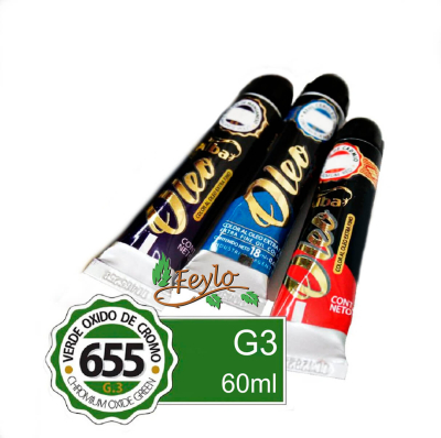Oleo Alba G3 X 60 Ml Verde De Oxido De Cromo