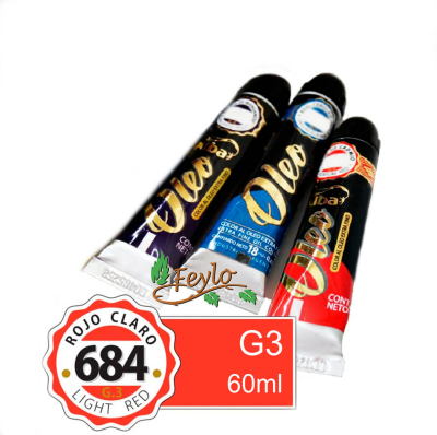 Oleo Alba G3 X 60 Ml Rojo Claro