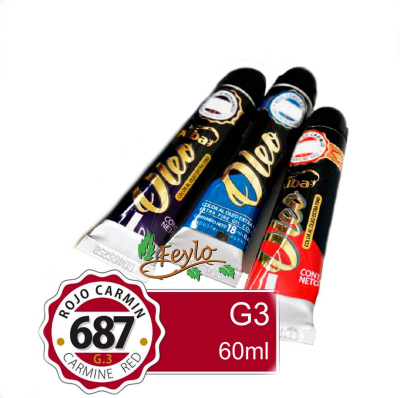 Oleo Alba G3 X 60 Ml Rojo Carmin
