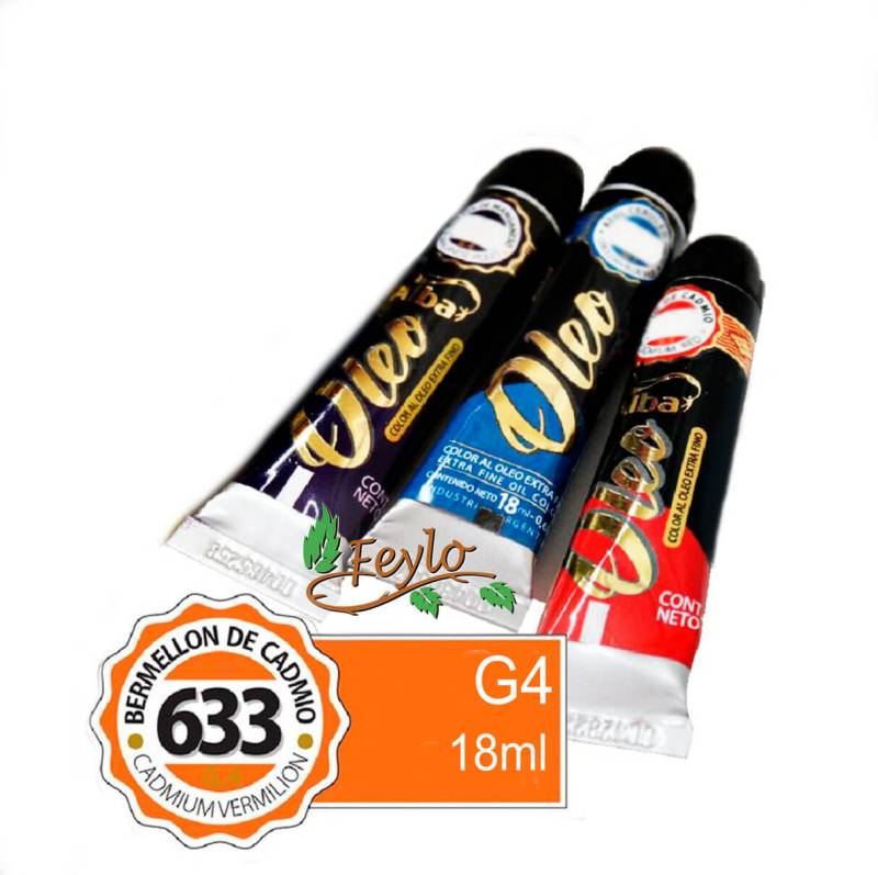 Oleo Alba G4 X 18 Ml Bermellon De Cadmio