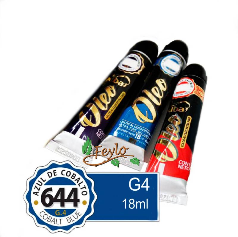Oleo Alba G4 X 18 Ml Azul De Cobalto