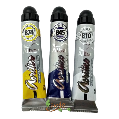 Promo Acrilico Prof. Alba G1 X 18 Ml X 3