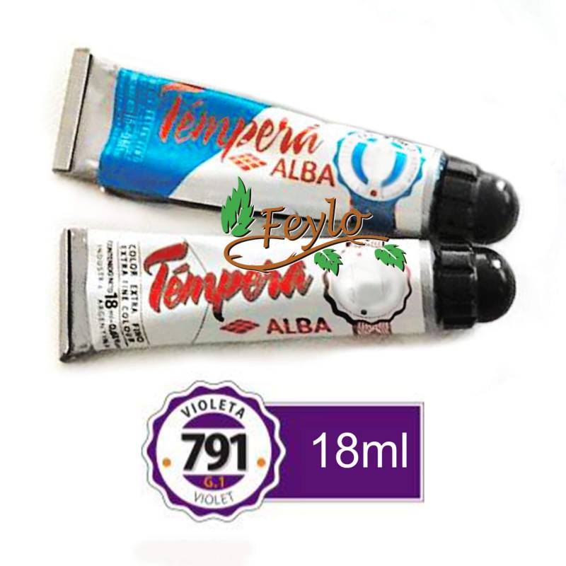 Tempera Prof. Alba  X 18 Ml Violeta