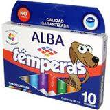 Tempera Trad. Alba  X 8Ml X 10 Unidades