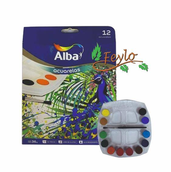 Acuarelas Alba X 12 Colores