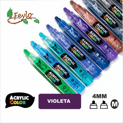 Acrylic Colour Violeta Punta 4Mm