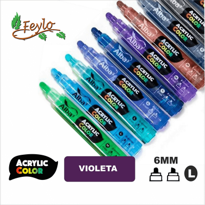 Acrylic Colour Violeta Punta 6Mm