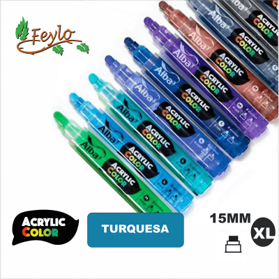 Acrylic Colour Turquesa Punta 15Mm