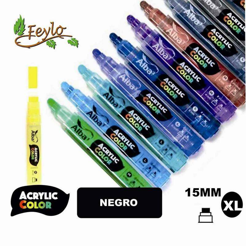 Acrylic Colour Negro Punta 15Mm