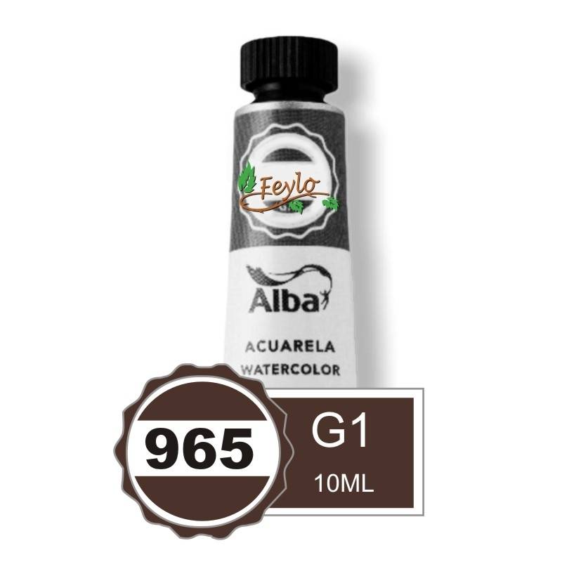 Acuarela Alba Profesional G1 X 10Cc Pardo Van Dyck