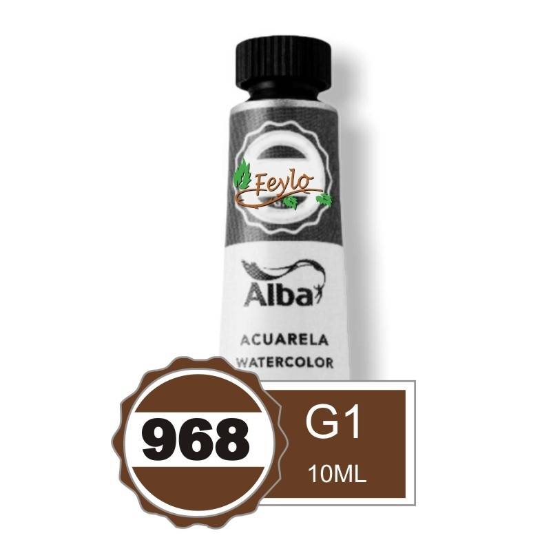 Acuarela Alba Profesional G1 X 10Cc Tierra Sombra Tostada