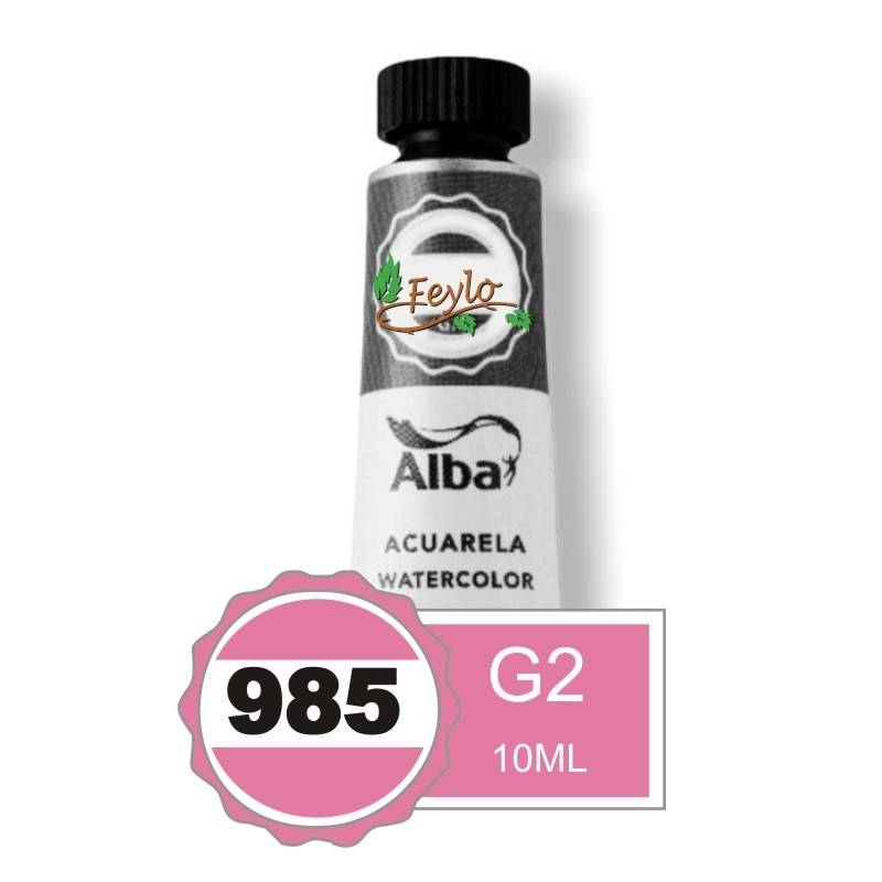 Acuarela Alba Profesional G1 X 10Cc Rosa Permanente