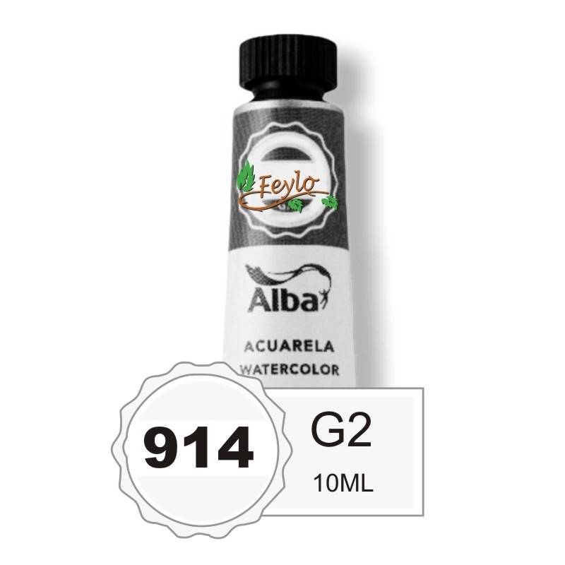Acuarela Alba Profesional G2 X 10Cc Blanco De China