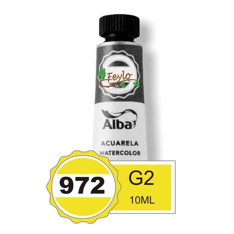 Acuarela Alba Profesional G2 X 10Cc Amarillo Limon