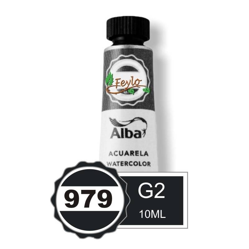 Acuarela Alba Profesional G2 X 10Cc Gris De Payne