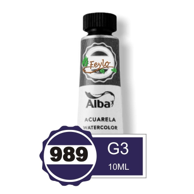 Acuarela Alba Profesional G3 X 10Cc Malva