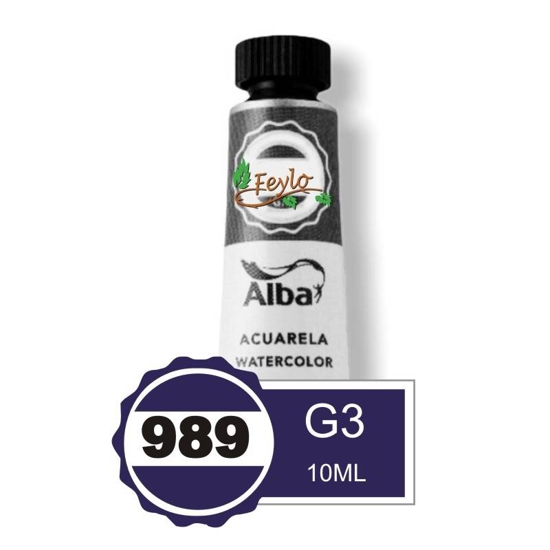 Acuarela Alba Profesional G3 X 10Cc Malva