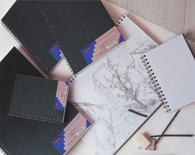 Block Boceto Tapa Dura 96 Grs X 80 Hojas Espiralado  A3