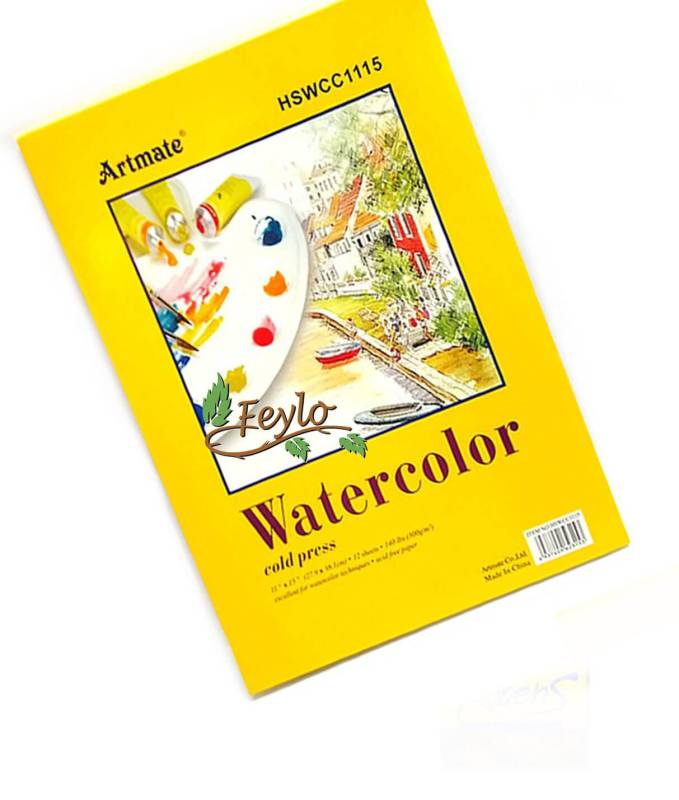 Block Acuarela 300 Grs X 12 Hojas 28X38