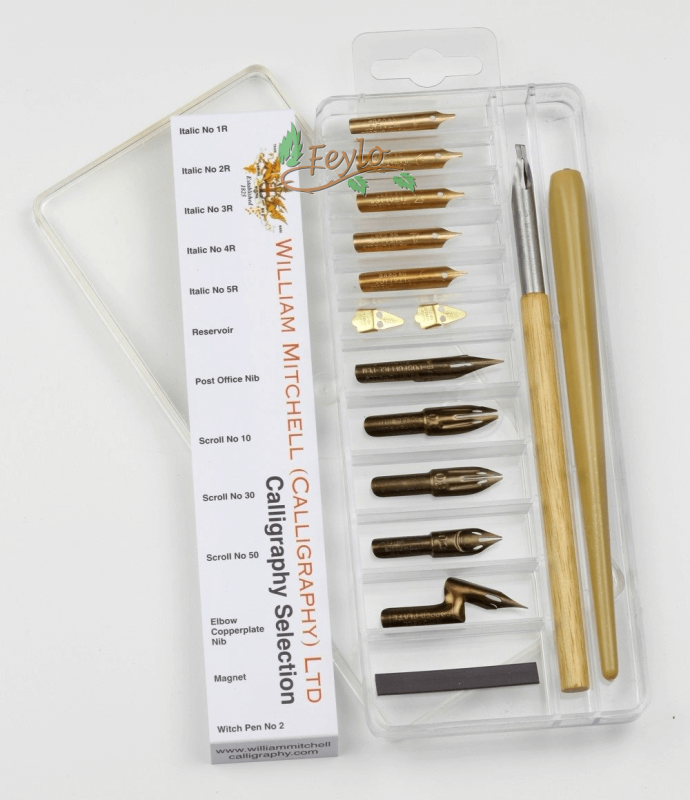 Set Plumas Calligrafhy X 10